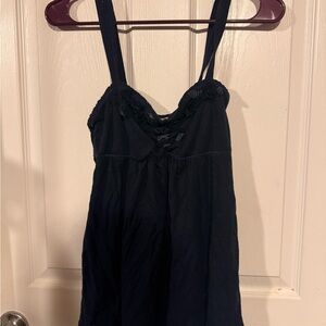 Abercrombie & Fitch Navy Lace tunic